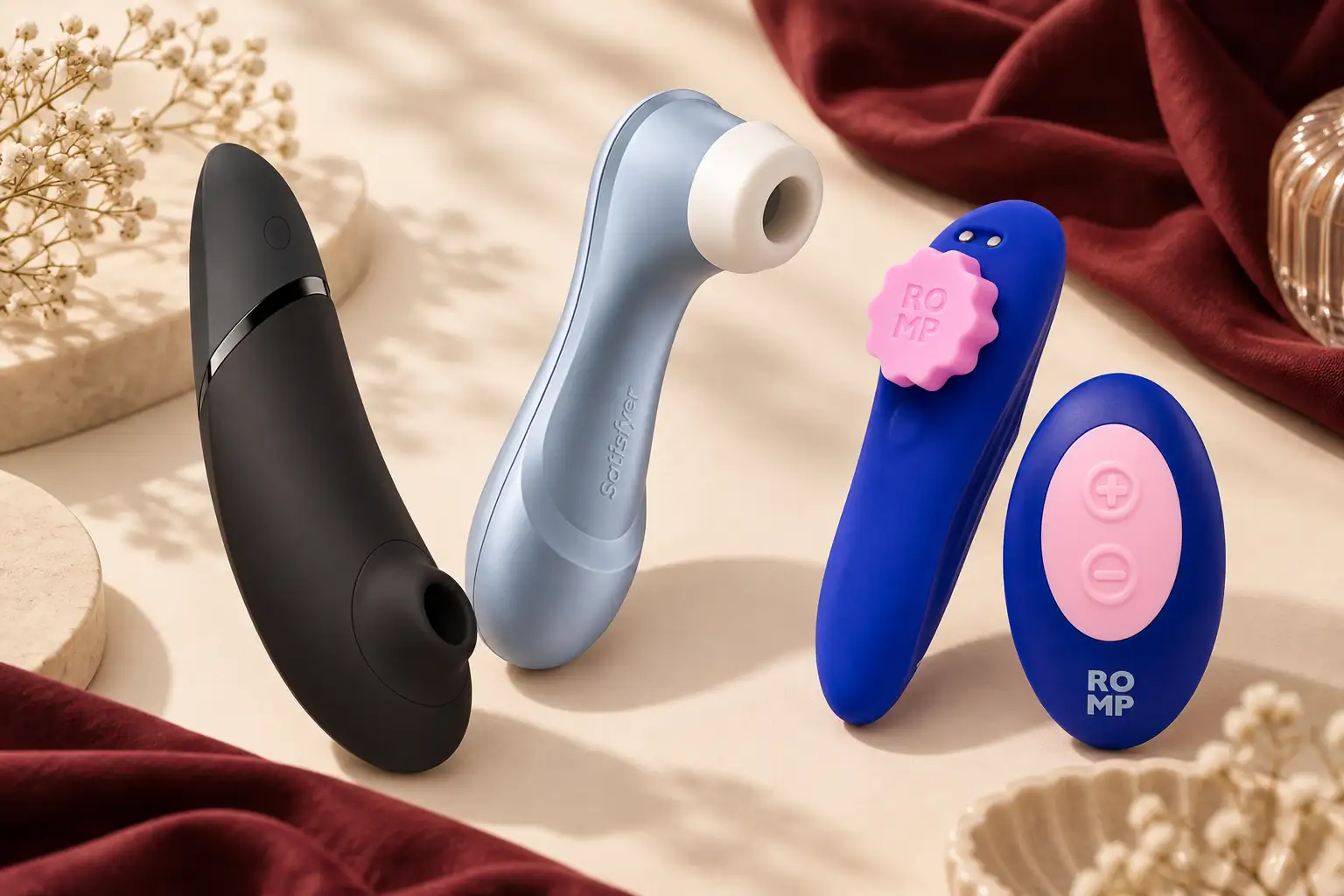Redakčné zátišie s produktmi k téme citron vibrator